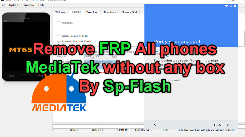 Remove FRP All phones MediaTek without any box By Sp-Flash